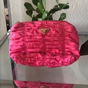 Pink Prada Clutch